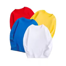 Colors Spring Long Sleeve Tees Children's T-shirt Cotton Solid Colour Base Coat Leisure Wear Boys Girls Tops Kids Clothes